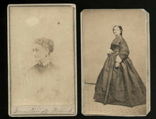 Load image into Gallery viewer, CDVs of Frank Hood w Handwritten Note By Civil War Soldier XIV Union Army Corps