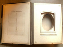 Load image into Gallery viewer, Victorian Era Antique Black Leather Photo Album Nice Quality 1800s Scrapbook 8A