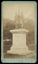 Load image into Gallery viewer, CDV Photo of Civil War Soldiers & Sailors Monument Statue in Erie Pennsylvania