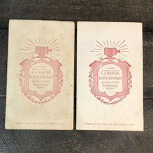 Load image into Gallery viewer, two 1860s cdvs drinking buddies york county pennsylvania