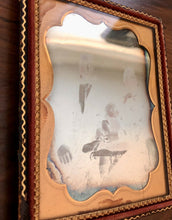 Load image into Gallery viewer, 1/4 Tinted Daguerreotype Young Man & Wife with Chubby Baby - Sealed