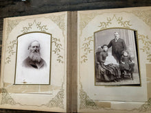 Load image into Gallery viewer, Celluloid Victorian Photo Album + Old Photos including Tintypes