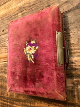 Load image into Gallery viewer, Victorian Sewn Flower Cover Album 1860s CDV Tintype Cabinet Card