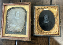 Load image into Gallery viewer, Small Lot 1840s Daguerreotype & 1850s Ambrotype of Women, Probably Boston Area