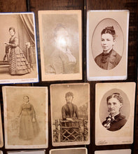 Load image into Gallery viewer, Lot Of 23 CDV Photos 1860s 1870s