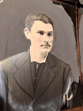 Load image into Gallery viewer, Mourning Group Set of 4 Large 10 x 8 Full Plate+ Painted Tintype Photos