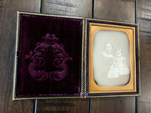 Load image into Gallery viewer, 1/4 Daguerreotype Woman & Daughter by Gurney New York