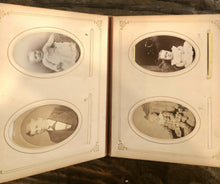Load image into Gallery viewer, High Quality 1800s Leather Album Many ID'd People Cabinet Cards CDVs Tintype 61A