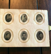 Load image into Gallery viewer, Miniature Album + 66 Gem Tintypes 1860s