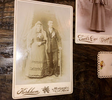 Load image into Gallery viewer, Contents of Antique Photo Album Michigan Wisconsin CDV Cabinet Card Tintype 1800