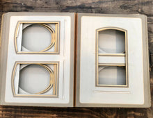 Load image into Gallery viewer, Large Antique BIRDS Design Leather Victorian Cabinet & CDV Photo Album 61A Empty