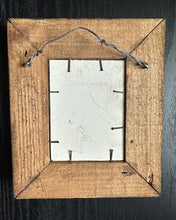 Load image into Gallery viewer, Vintage Photo Black African American Man & Girl Antique Tramp Art Picture Frame