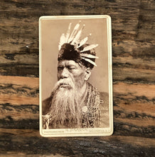 Load image into Gallery viewer, Maori Leader RENATA KAWEPO New Zealand Photo Tribal Face Tattoo Rare Antique