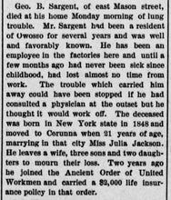 Load image into Gallery viewer, Deathbed Premortem Photo of ID'd Michigan Man 1895 Post Mortem Int Obituary