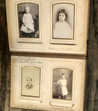 Load image into Gallery viewer, Nice Leather Album Many ID'd People Iowa Minnesota New York CDV Cabinet Photos