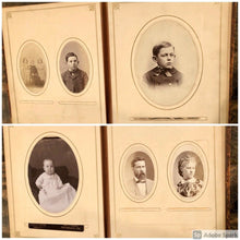 Load image into Gallery viewer, California Pioneers Photo Album CDV Cabinet Cards Tintypes 1860s - 1890s YOLO Co