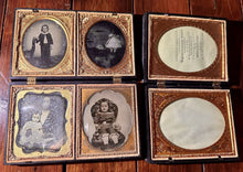 Load image into Gallery viewer, Lot of Photos Ambrotypes & Daguerreotype in Nice Union Cases 1850s 1860s