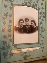 Load image into Gallery viewer, Antique Album 31 Photos Cabinet Cards Tintypes CDVs Girl Holding Doll - Indiana