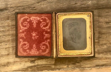 Load image into Gallery viewer, 1800s 1/9 Ambrotype Unusual Photo Nude Women Formed Into Mans Head - Rare
