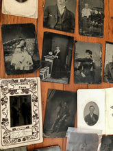 Load image into Gallery viewer, Big Lot of 39 Tintypes Antique Photos