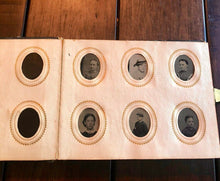 Load image into Gallery viewer, Miniature Album + 66 Gem Tintypes 1860s