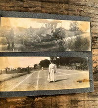 Load image into Gallery viewer, Snapshot Album +71 Antique Photos 1900s Golf Cars Dog Panorama Beach Sports