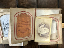 Load image into Gallery viewer, Photo Album 1860s 1870s CDV Photos African American Girl, Maryland Photographer