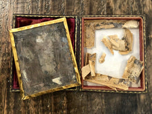 Load image into Gallery viewer, 1850s Daguerreotype Handsome Man & Pretty Wife Fancy Mat Full Leather Case