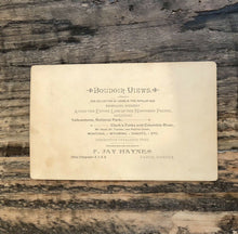 Load image into Gallery viewer, Boudoir Photo, Hayden Valley, Yellowstone National Park by F. Jay Haynes, 1880s