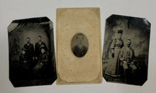 Load image into Gallery viewer, Lot of 3 Antique Campbell Court House Virginia Tintype Photos