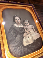 Load image into Gallery viewer, 1/4 Daguerreotype Woman & Daughter by Gurney New York