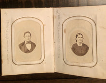 Load image into Gallery viewer, Pioneer Corvallis Oregon LOCKE Family Photo Album Identified CIvil War Era