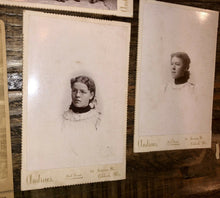 Load image into Gallery viewer, Contents of Antique Photo Album Michigan Wisconsin CDV Cabinet Card Tintype 1800