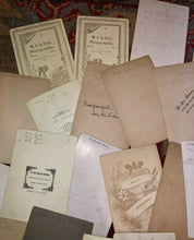 Load image into Gallery viewer, ALL ID'D People - Lot of 34 Antique Cabinet Card Photos / Genealogy Interest