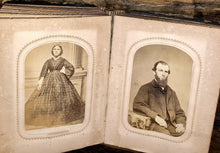 Load image into Gallery viewer, Civil War Era Album Tintypes CDV Photos Tax Stamps IDs