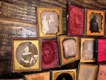 Load image into Gallery viewer, Huge Lot of Mostly Cased Photos Ambrotypes Daguerreotypes Tintype - Free US Shipping