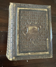 Load image into Gallery viewer, 1860s 1870s Photo Album with Tintypes & CDVs Civil War Tax Stamps Ohio Antique