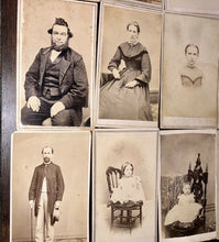 Load image into Gallery viewer, Lot Of 44 Civil War Era / 1860s CDV Photos