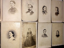 Load image into Gallery viewer, Lot Of 44 Civil War Era / 1860s CDV Photos