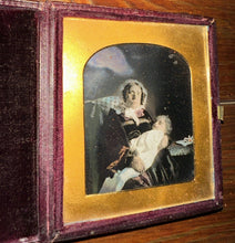 Load image into Gallery viewer, Rare Tinted Post Mortem Ambrotype British Photographer England 1850s