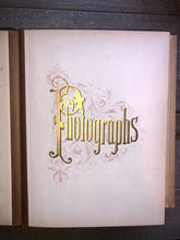 Load image into Gallery viewer, Empty Antique Vintage Leather Photo Album for CDV Cabinet Cards Tintypes 9A