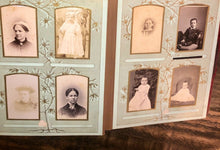 Load image into Gallery viewer, Photo Album Loaded Full w 48 Cabinet Cards & CDVs Tintype 1800s