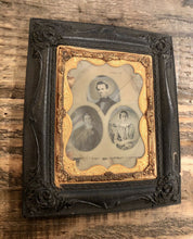 Load image into Gallery viewer, Interesting & Unusual Composite Style Ambrotypes in Half Plate Wall Frame