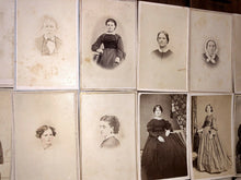 Load image into Gallery viewer, Lot Of 44 Civil War Era / 1860s CDV Photos