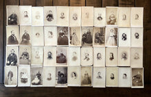 Load image into Gallery viewer, Lot Of 44 Civil War Era / 1860s CDV Photos