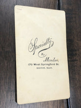 Load image into Gallery viewer, Spirit Photography CDV by Mumler - Ghost Baby! and Coffin?