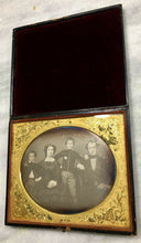 Load image into Gallery viewer, Large Daguerreotype Of Family Group Photo North Carolina 1800s Rare Old Seals