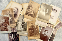Load image into Gallery viewer, Lot of 33 Antique Cabinet Cards Ohio Indiana Some ID'd 1800s 1880s 1890s 1900s