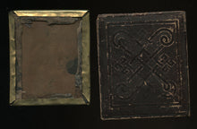 Load image into Gallery viewer, 1/6 1840s Daguerreotype Little Girl Curls in Hair Lace Top Tinted Pink Dress