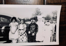 Load image into Gallery viewer, Vintage Halloween Costume Snapshot Photos Cats & Skeleton Masks
